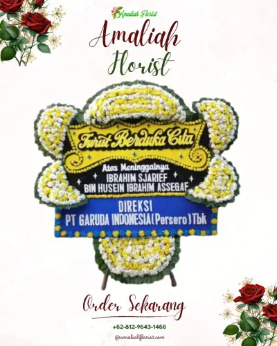 Papan Bunga Duka di Purwadadi