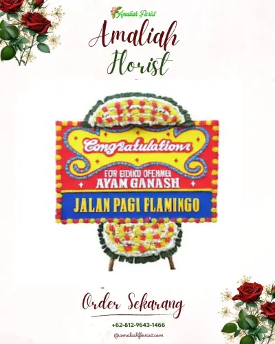 Bunga Papan Congratulation di Purwadadi